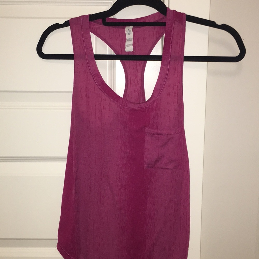 lululemon Pink Tank Top Size 2